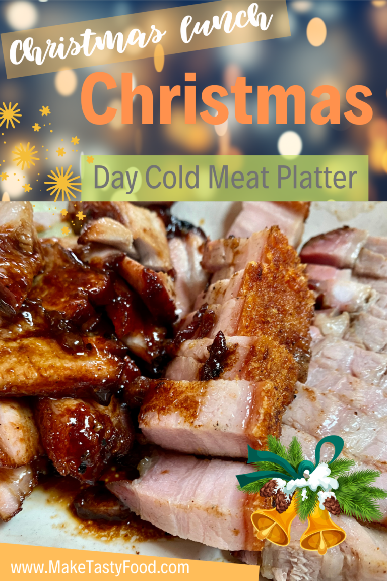 Christmas Day Cold Meat Platter Make Tasty Food